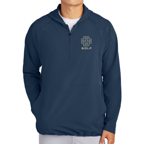 Men's Repeat 1/2-Zip Long Sleeve Hooded Jacket Thumbnail